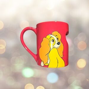 Disney Store Lady and the Tramp “Lady” Red Mug